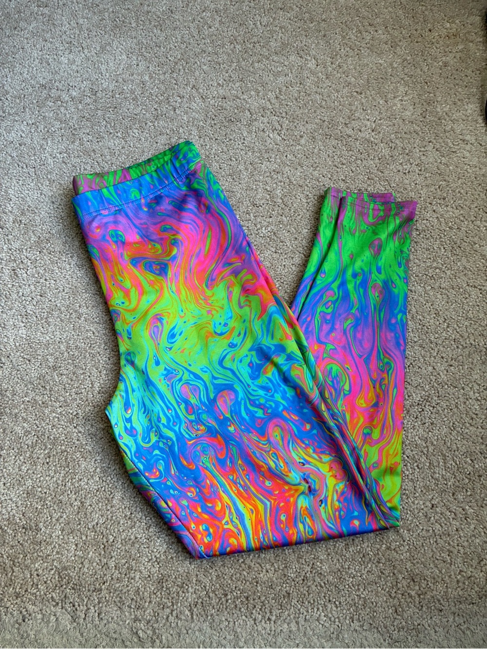 Blackmilk rainbow swirl leggings